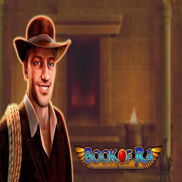 Book of Ra online game logo by Greentube on casino-elites.com