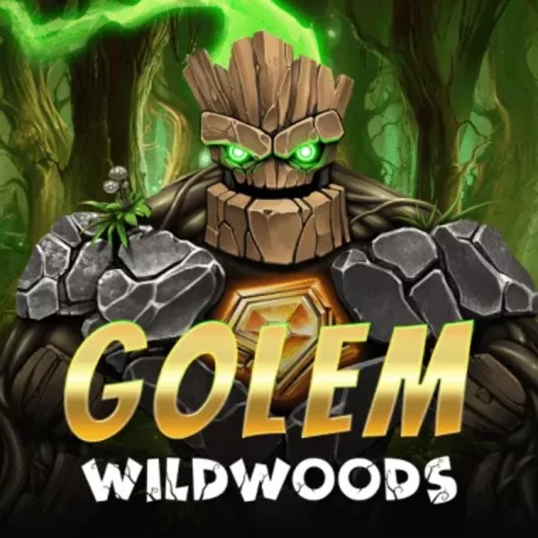 Golem Wildwoods slot logo by BF Games at Elite Casino